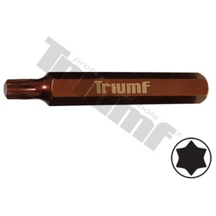 Bit Torx nevŕtaný, 10 mm driek, dĺžka 75 mm T40 TRIUMF