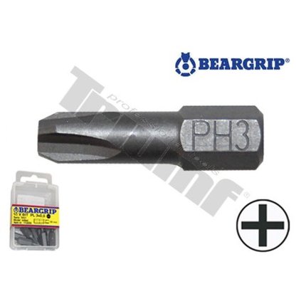 Bit krížový PH, dĺžka 25 mm, torzný hrubý, 1ks PH3 TRIUMF T34224