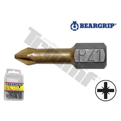 Bit krížový PD torzný TiN, dĺžka 25 mm, 1ks PD1 TRIUMF T34207