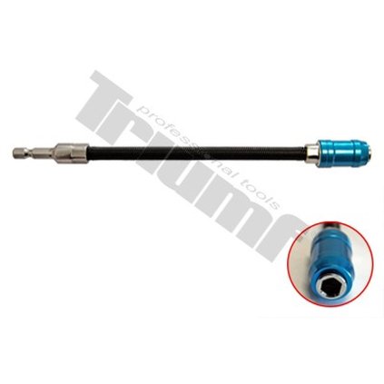 Flexibilný držiak s click fix adaptérom  na bity 1/4" do vŕtačky  TRIUMF T4375