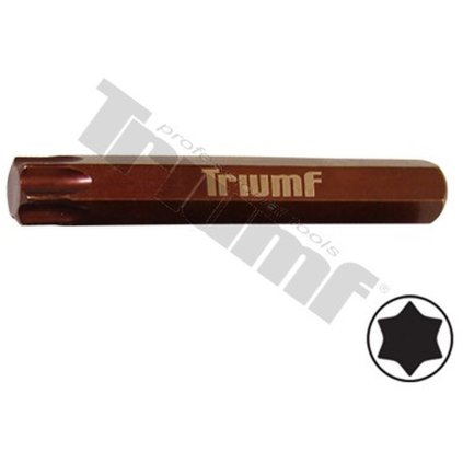 Bit Torx nevŕtaný, 10 mm driek, dĺžka 75 mm T55 TRIUMF T657