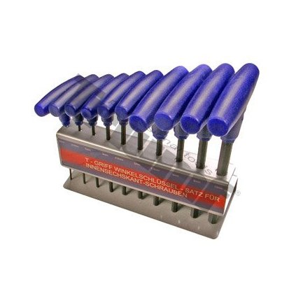 Sada inbusových kľúčov s T-rukoväťou, 10 - dielna TRIUMF