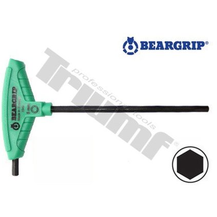 inbus T-rukoväť obojstranný, séria 2340-3x150mm potlačený Beargrip xxx TRIUMF