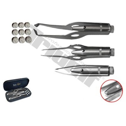 Pinzety s osvetlením, 3 - dielna sada TRIUMF T27534