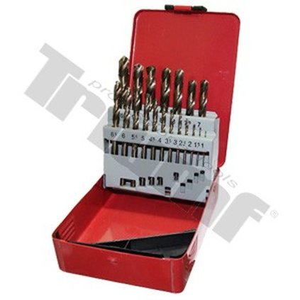 Sada vybrusovaných vrátkov HSS 1-10 mm, 19 - dielna. TRIUMF T4619