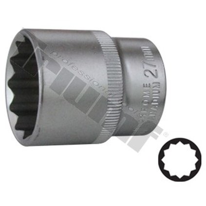 Hlavica 1/2" vstup, 12-hranná 27 mm TRIUMF T22457