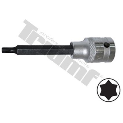 Nástavec Torx v 1/2" hlavici, nevŕtaný, L - 100 mm T25 TRIUMF
