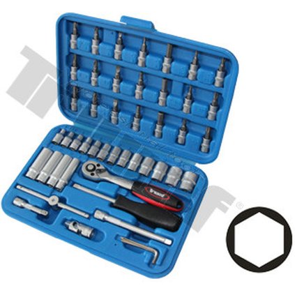 Gola sada 1/4" vstup, 4 - 13 mm, 46 - dielna TRIUMF T1855