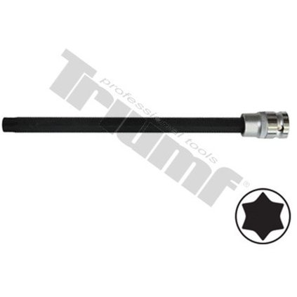Nástavec Torx v 1/2" hlavici, nevŕtaný, L - 140 mm T55 TRIUMF T34102