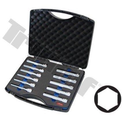 Sada extra predĺžených hlavíc SW 1/2" vstup, 11-diel null TRIUMF T33307