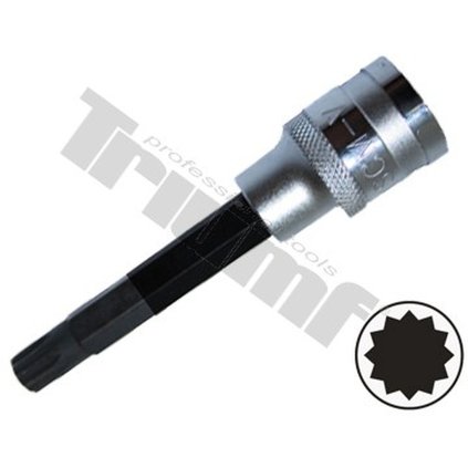 Nástavec XZN v 1/2" hlavici, L - 100 mm M8 TRIUMF T6124