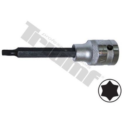 Nástavec Torx v 1/2" hlavici, nevŕtaný, L - 100 mm T70 TRIUMF