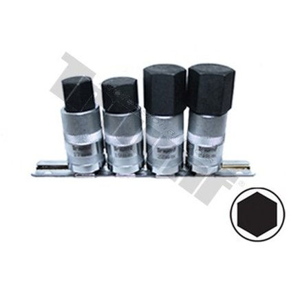 Sada Maxi Inbus v 1/2" hlavici, 4 - dielna null TRIUMF T23978