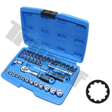 Gola sada 1/4" vstup, univerzálna 40 - dielna TRIUMF T778