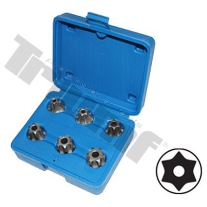 Sada 1/2" nástavcov Torx, 6 - dielna null TRIUMF T28598