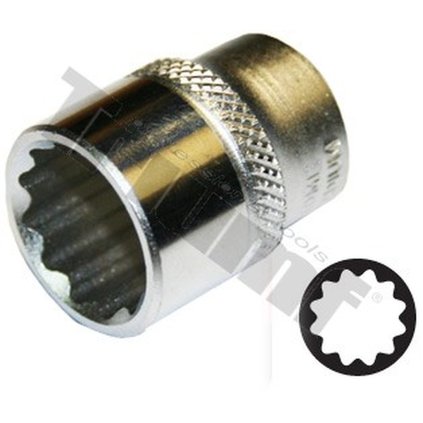 Hlavica 1/2" vstup, 12-hranná 16 mm TRIUMF T22446