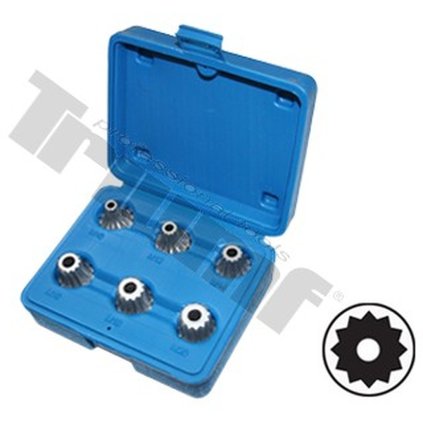 Sada 1/2" nástavcov XZN, 6 - dielna null TRIUMF T28597