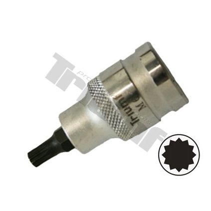 Nástrčný bit  1/2", M11 x 55 mm, XZN Spline, krátka, oceľ S2, CRV, TRIUMF