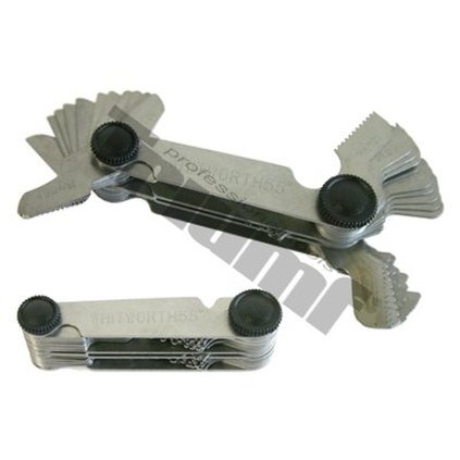 Závitové mierky 4-62W a 0.25-6 mm, 58 plátov TRIUMF T514