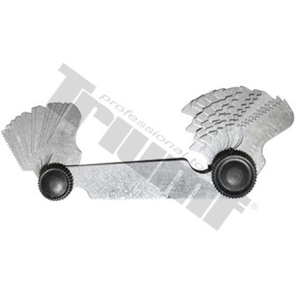Závitové mierky, 24 čepelí: 0,25-6,00 mm TRIUMF T512