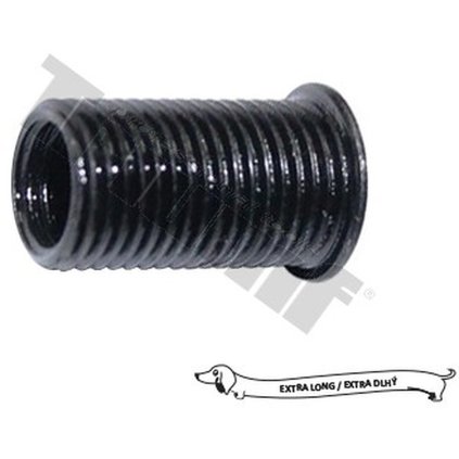 Závitová vložka M12x1,25x26,0mm, extra dlhá, 1ks, čierna oceľová TRIUMF