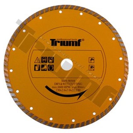 Kotúč diamantový segmentový 230 mm TURBO TRIUMF T9990