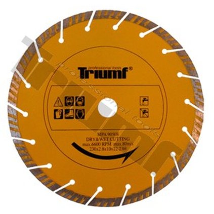 Kotúč diamantový delený segment 180 mm TURBO TRIUMF T3519