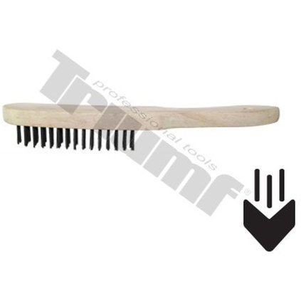 Kefa oceľová 3-radová, drôt ? 0,31mm TRIUMF T516