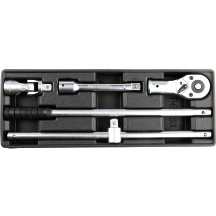 YATO Vložka do zásuvky - sada rační a nástavcov, 3/4 ", 4ks YT-55458