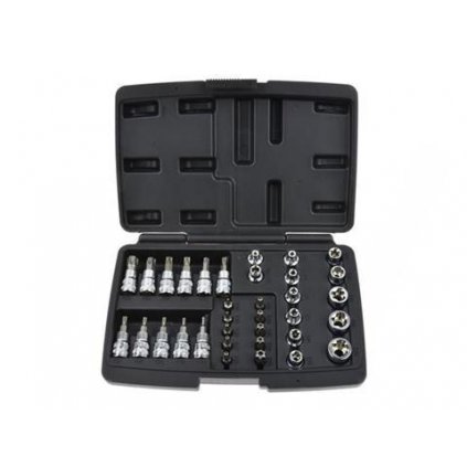 Sada nástrčných kľúčov TORX 3/8 "  S2 a bitov