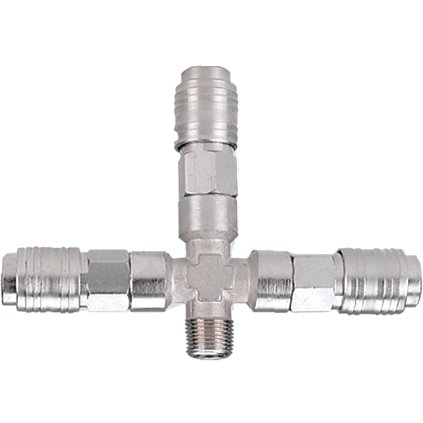 Vzduchový rozbočovač typ T  3 - cestný 1/2 ″ vonkajší závit