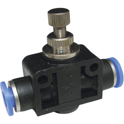 Pneumatická nástrčná spojka AUTO s regulačným ventilom 8mm