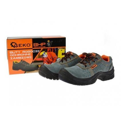 GEKO Pracovná obuv BHP model č.3 semišové