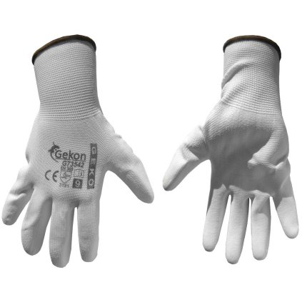 Rukavice ochranné GEKON č.9 biele G73542