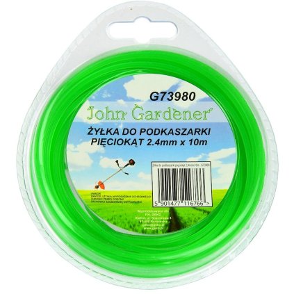 GEKO Žacie lanko pre krovinorez päťhran 2,4 mm x 10 m G73980