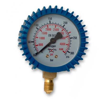 Manometer Kyslík 315 Bar - M12x1,5 63 mm