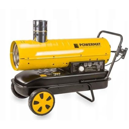 Olejový ohrievač vzduchu 30kW 700m3 s termostatom a  LCD displejom