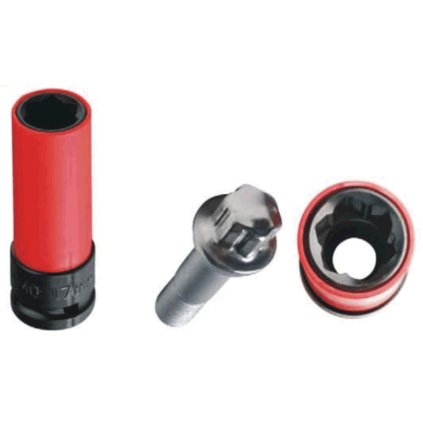 Nástrčný kľúč 17 mm úderový 1/2" pre bezpečnostné skrutky kolies Mercedes triedy S MGS01907