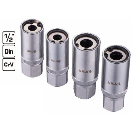 Sada nástrčných kľúčov na poškodené matice 1/2" 4ks MGS01792