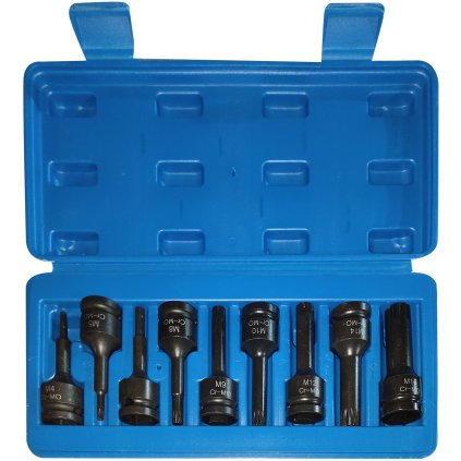Sada rázových bitov SPLINE 9ks 1/2" MGS13102C