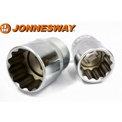 Nástrčná hlavica 1/2", 22 mm, 12-hran, krátka, CRV, JONNESWAY