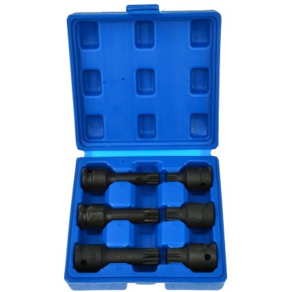 Sada úderových bitov SPLINE M14, M16, M18 VW 1/2" G10515