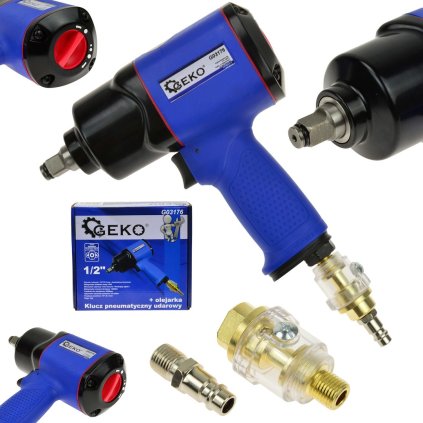 Pneumatický rázový uťahovák 1/2'' 1550 Nm s olejničkou G03176