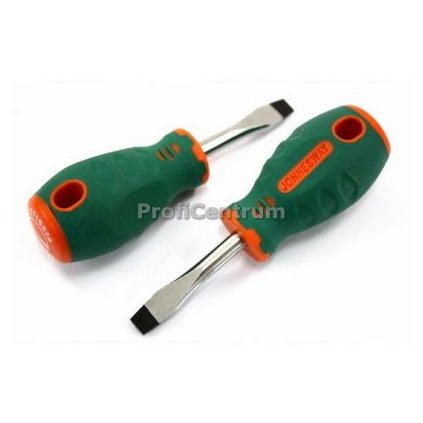 Krátky skrutkovač plochý, magnetický 6,5x38 mm JONNESWAY