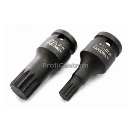 Nástrčný bit  1/2'', M10, Spline, dlhá, CR-MO, JONNESWAY
