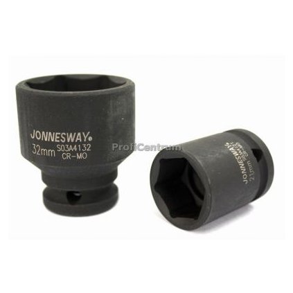 Nástrčná hlavica 1/2", 17 mm, 6-hran, krátka, CR-MO, JONNESWAY