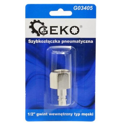 Rýchlospojka na pneumatickú hadicu 1/2" samec vnútorný závit typ Blister G03405