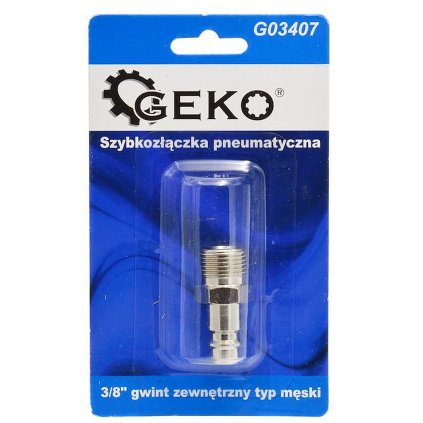 Rýchlospojka na pneumatickú hadicu 3/8" samec vonkajší závit typ Blister G03407