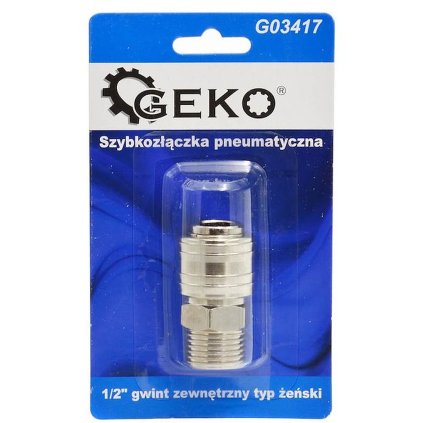 Rýchlospojka na pneumatickú hadicu 1/2" samica vonkajší závit typ Blister G03417