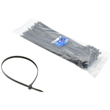 GEKO Sťahovacie pásky 80 x 2,5 mm UV 100 ks Čierne G17100